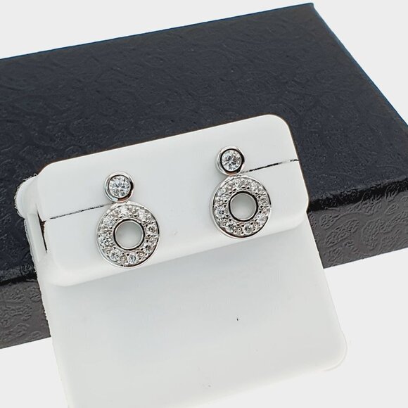 925 sterling silver luxury CZ earrings for women/girls, Best forRJUS2185 - Picture 11 of 11